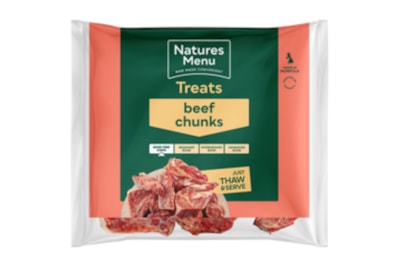 Natures Menu Raw Treat Beef Chunks 1kgs (Frozen) Natures Menu Raw Treat Beef Chunks 1kgs (Frozen)