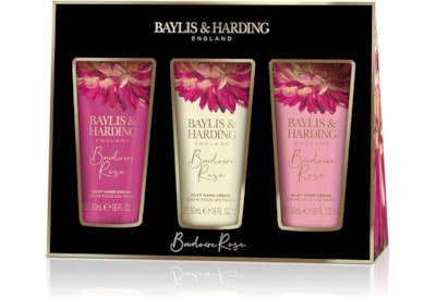 Baylis & Harding Boudoire Rose 3 Hand Cream Set (BD223HC)