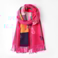 Butterfly Fashion Reversible Butterfly Scarf Fuchsia Butterfly Fashion Reversible Butterfly Scarf Fuchsia