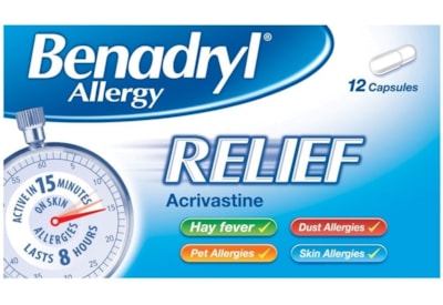 Benadryl Allergy Relief 12s (75462)