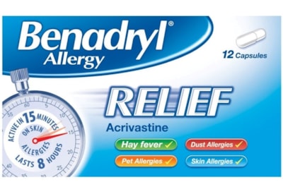 Benadryl Allergy Relief 12s Benadryl Allergy Relief 12s