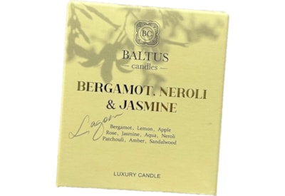 Baltus Luxe Premium Candle Bergamot Neroli & Jasmine 88mm Baltus Luxe Premium Candle Bergamot Neroli & Jasmine 88mm