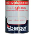 Berger Liquid Gloss Brilliant White 1.25lt (5026126)