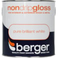 Berger Non Drip Gloss Brilliant White 750ml (5089604)