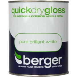 Berger Quick Dry Gloss Brilliant White 2.5lt