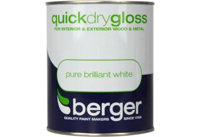 Berger Quick Dry Gloss Brilliant White 2.5lt