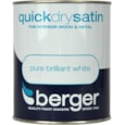 Berger Quick Dry Satin White 750ml (5090637)