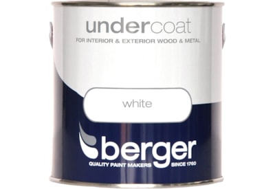Berger Undercoat Brilliant White 2.5lt (5026299)