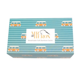Mr Heron Camper Stripes Socks Box (BH007)