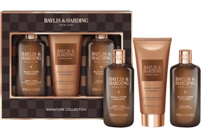 Baylis & Harding Black Pepper & Ginseng Lux Bathing Trio Gift Set Baylis & Harding Black Pepper & Ginseng Lux Bathing Trio Gift Set