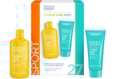 Baylis & Harding Citrus Lime & Mint Mens Shower Duo Gift Set Baylis & Harding Citrus Lime & Mint Mens Shower Duo Gift Set