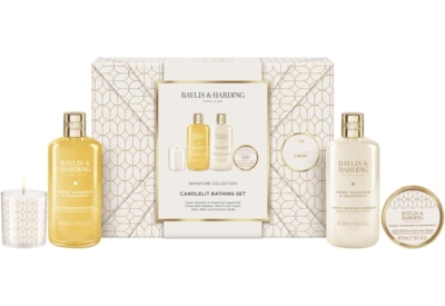 Baylis & Harding Sweet Mandarin & Grapefruit Wrapped Candlelit Set