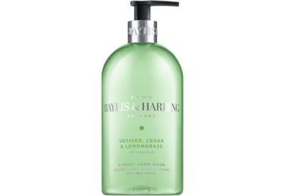 Baylis & Harding Vetiver Cedar & Lemongrass Anti-Bacterial Hand Wash 500ml