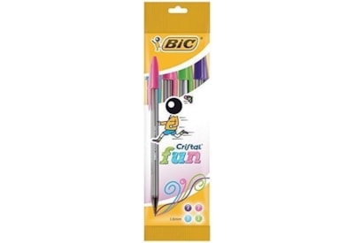 Bic Cristal Fun Ball Pens 4s Bic Cristal Fun Ball Pens 4s