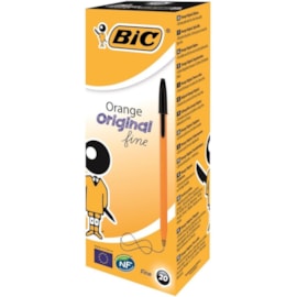 Bic Orange Fine Pen Black 20 Fine Bic Orange Fine Pen Black 20 Fine
