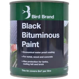 Bird Brand Black Bitumen 1lt (0220)