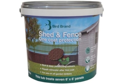 Bird Brand Shed&fence Chestnut 5lt Bird Brand Shed&fence Chestnut 5lt