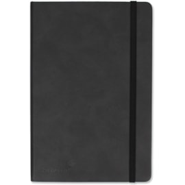 Silvine Black Soft Feel Exec Notebook A5 (197BK)