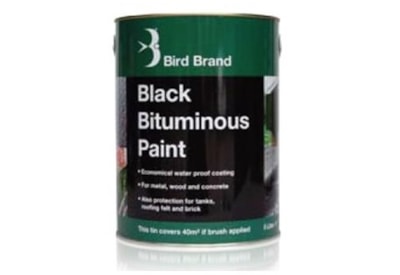 Bird Brand Black Bitumen 5lt (0210)