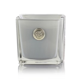 Life In Bloom Candle Grey Cotton Flower & Amber