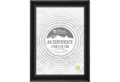 Flat Black Certificate Photo Frame A4 (BLDP/1)