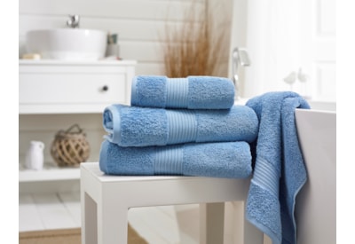 Deyongs Bliss Pima Bath Sheet Cobalt Deyongs Bliss Pima Bath Sheet Cobalt