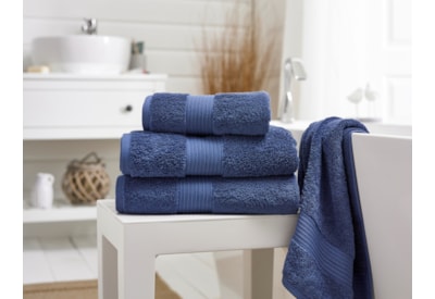 Deyongs Bliss Pima Hand Towel Denim Deyongs Bliss Pima Hand Towel Denim