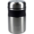 Built Food Jar Silver Black 490ml (BLTJAR490SIL)