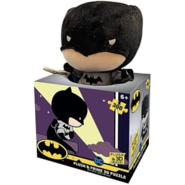Super Batman Plush Toy & 3d Puzzle 300pc (BM35802)
