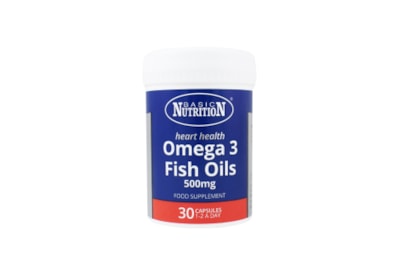Basic Nutrition Omega 3 Fish Oil 500mg 30s (BN03)