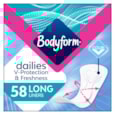 Bodyform Dailies Longliner 58's Bodyform Dailies Longliner 58's