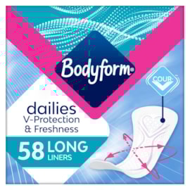 Bodyform Dailies Longliner 58's Bodyform Dailies Longliner 58's