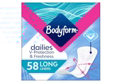 Bodyform Dailies Longliner 58's Bodyform Dailies Longliner 58's