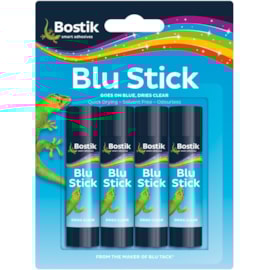 Bostik Blu Stick Glue 4pk 8g Bostik Blu Stick Glue 4pk 8g