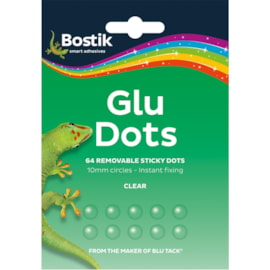 Bostik Clear Glu Dots 64s (30800951)