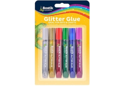 Bostik 6x Glitter Glue Pens Assorted Bostik 6x Glitter Glue Pens Assorted