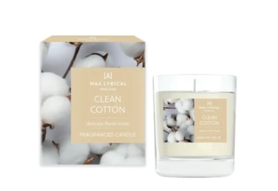 Boxed Candle Clean Cotton Medium Boxed Candle Clean Cotton Medium