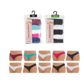 Rjm Ladies 5 Pack Brazilian Briefs Rjm Ladies 5 Pack Brazilian Briefs