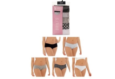 Rjm Ladies 5 Pack Printed Shorts Rjm Ladies 5 Pack Printed Shorts