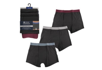 Mens 3Pk Contrast Waistbrand Trunks Mens 3Pk Contrast Waistbrand Trunks