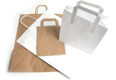Brown Kraft Paper Bags 8x13x10 100's (81310BA)