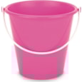 Round Plastic Bucket Bright Colours 18cm Round Plastic Bucket Bright Colours 18cm
