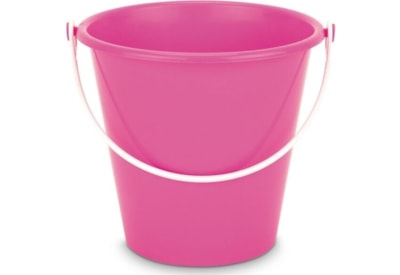 Round Plastic Bucket Bright Colours 18cm Round Plastic Bucket Bright Colours 18cm