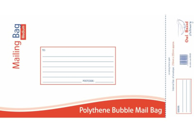 Bubble Mailbag Medium 210x335mm 10s (OBS428)