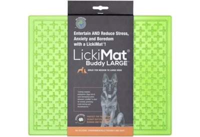 Sharples Lickimat Buddy Treat Mat Green 28cm Sharples Lickimat Buddy Treat Mat Green 28cm