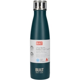 Built Double Wall Ss Water Bottle Teal 17oz Built Double Wall Ss Water Bottle Teal 17oz
