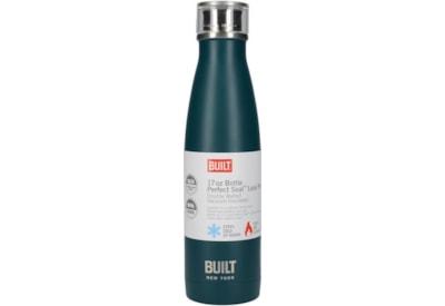 Built Double Wall Ss Water Bottle Teal 17oz