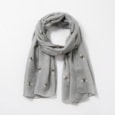 Bumble Bee Summer Scarf Grey Bumble Bee Summer Scarf Grey