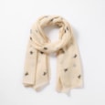 Bumble Bee Summer Scarf Cream Bumble Bee Summer Scarf Cream