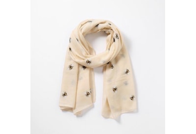 Bumble Bee Summer Scarf Cream Bumble Bee Summer Scarf Cream